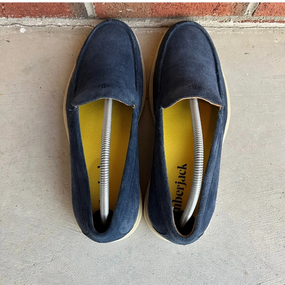 Men's Navy Loafers
